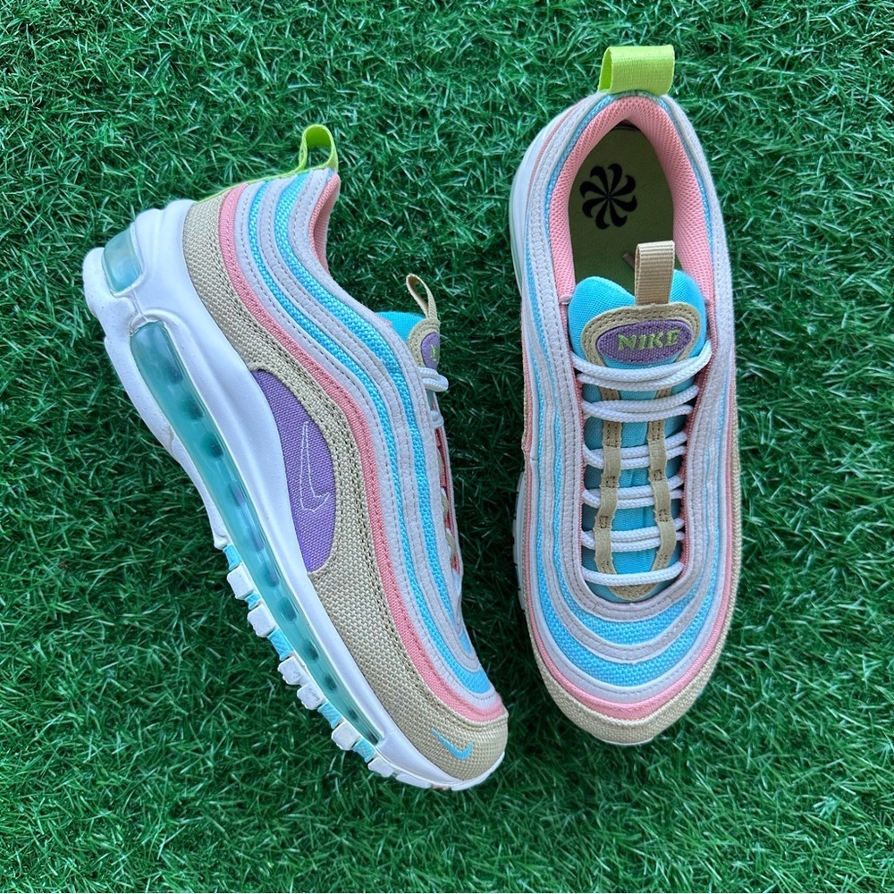 Nike Air Max 97 Se Copa / Sail - Wheat Grass - Picture 7 of 9